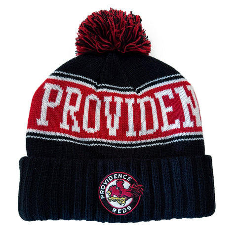 Knitted Providence Reds "Pom-Pom" Toque